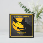 ハロウィーン邪悪な魔女パーティの招待状 招待状 (スタンド正面)