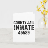 ハロウィーン郡刑務所の囚人の衣装パート カード (黄色い花)
