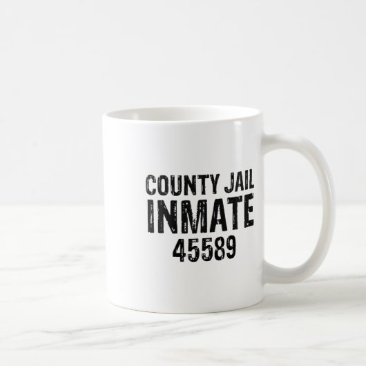 ハロウィーン郡刑務所の囚人の衣装パート コーヒーマグカップ (右)