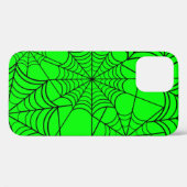 ハロウィーン酸グリーンスパイダーウェブ Case-Mate iPhoneケース (裏面 (横))