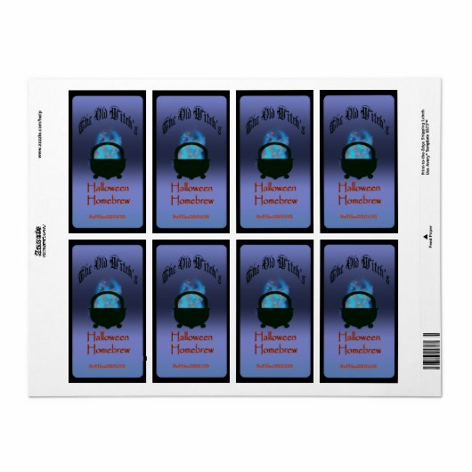 ハロウィーン醸造 ラベル (フルシート)