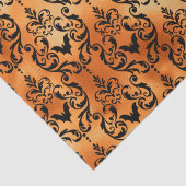 ハロウィーン錦蜘蛛パターン銅ブラック 薄葉紙 (詳細)