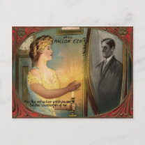 ハロウィーン鏡はがき ポストカード