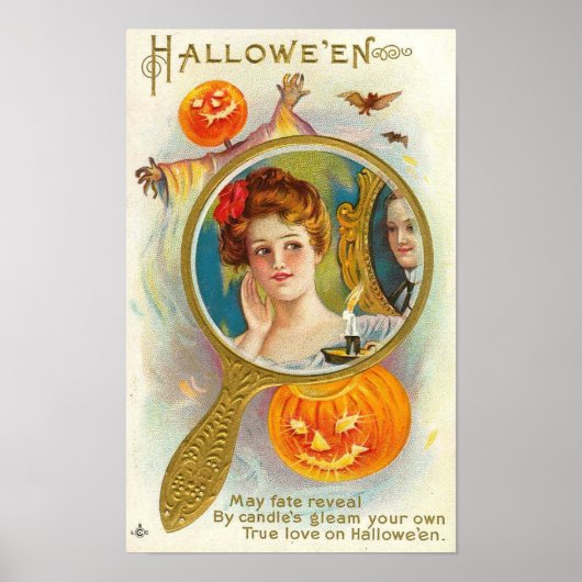 ハロウィーン鏡 ポスター (正面)