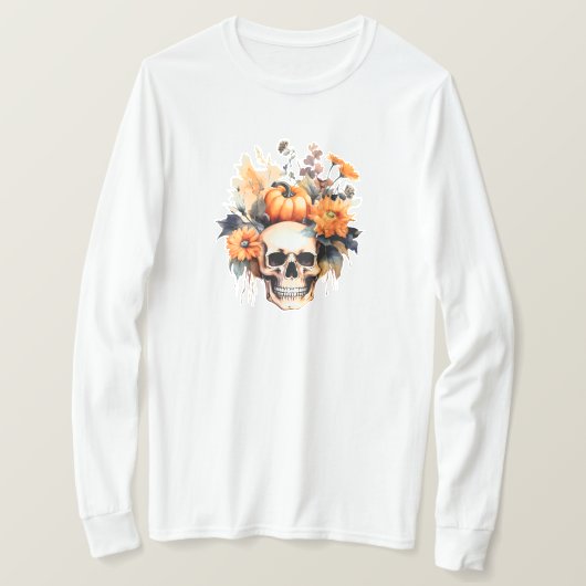 ハロウィーン長袖Tシャツ Tシャツ (デザイン正面)