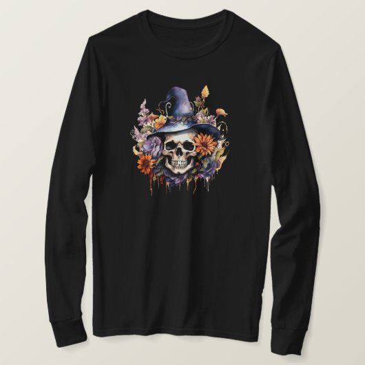 ハロウィーン長袖Tシャツ Tシャツ (デザイン正面)