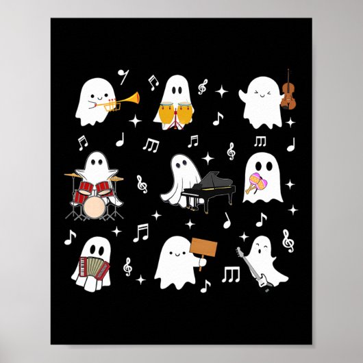 ハロウィーン音楽先生幽霊遊ミュージカルInst ポスター (正面)