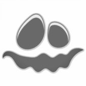 ハロウィーン顔シール&ラベル シール (正面)