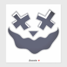 ハロウィーン顔シール&ラベル