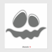 ハロウィーン顔シール&ラベル シール (シート)