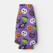 ハロウィーン顔 ボトルクーラー (正面)