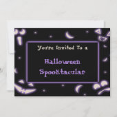 ハロウィーン顔 招待状 (正面)