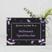 ハロウィーン顔 招待状 (スタンド正面)