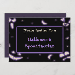 ハロウィーン顔 招待状