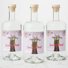 ハロウィーン飲食品ラベルセット リキュールボトルラベル