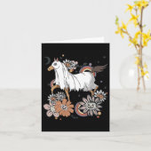 ハロウィーン馬の衣装幽霊ブカボチャ不気味S カード (黄色い花)