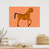 ハロウィーン馬 ポスター (キッチン)