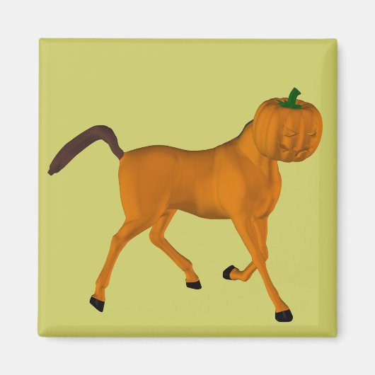 ハロウィーン馬 マグネット (正面)