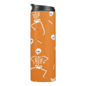 ハロウィーン骨格おもしろいシームレスパターン タンブラー (回転右)