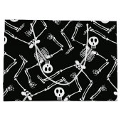 ハロウィーン骨格の大抱き枕 ラージペーパーバッグ (裏面)