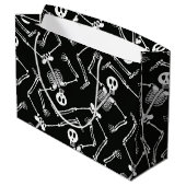 ハロウィーン骨格の大抱き枕 ラージペーパーバッグ (裏面アングル)