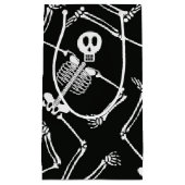 ハロウィーン骨格スモール抱き枕 スモールペーパーバッグ (正面)