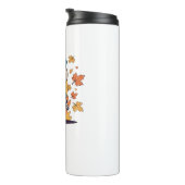 ハロウィーン骨格ナースクラシック付きコーヒーT-Shi タンブラー (回転右)