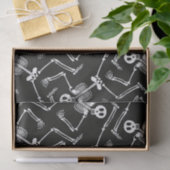 ハロウィーン骨格パターンティッシュペーパー 薄葉紙 (ギフト)