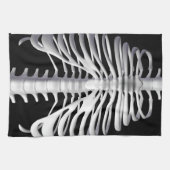 ハロウィーン骨格リブケージボーンキッチンタオル キッチンタオル (横)