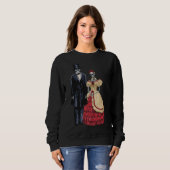 ハロウィーン骨格リンカーン大統領 スウェットシャツ (正面フル)