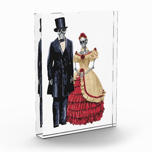 ハロウィーン骨格リンカーン大統領 フォトブロック (左)