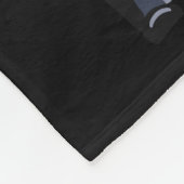 ハロウィーン骨格リンカーン大統領 フリースブランケット (角)