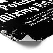 ハロウィーン骨格点混合継電器 ポスター (角)