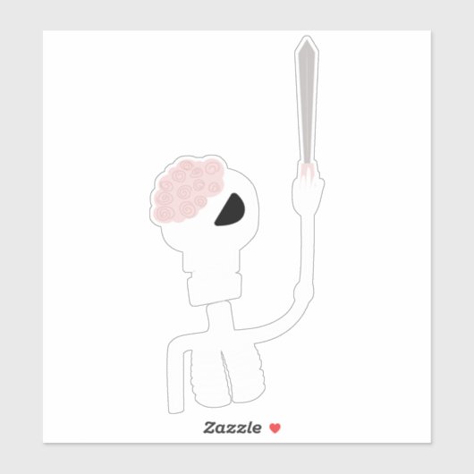 ハロウィーン骨格 シール (シート)