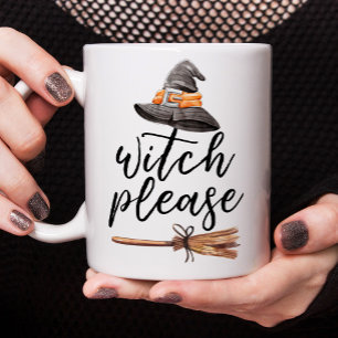 ハロウィーン魔女お願い コーヒーマグカップ
