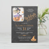 ハロウィーン魔女とカボチャバチェロレッテ 招待状 (スタンド正面)