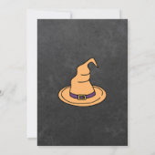 ハロウィーン魔女とカボチャブライダルシャワーパーティー 招待状 (裏面)