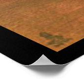 ハロウィーン魔女と黒猫ポスター ポスター (角)