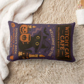 ハロウィーン魔女の城枕 – 魔法ナイト ランバークッション (ブランケット)