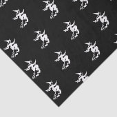 ハロウィーン魔女の白黒パターン 薄葉紙 (詳細)