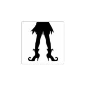 ハロウィーン魔女の脚 ラバースタンプ (インプリント)