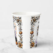 ハロウィーン魔女の赤ちゃんシャワー – 三つ子が醸造 紙コップ (左)