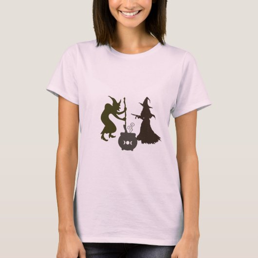 「ハロウィーン魔女の醸造ポーション Tシャツ (正面)