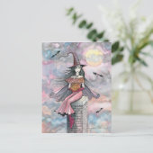 ハロウィーン魔女はがき ポストカード (スタンド正面)