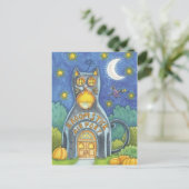 ハロウィーン魔女はがき ポストカード (スタンド正面)