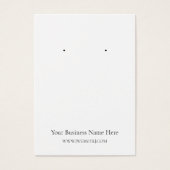 ハロウィーン魔女イヤリング表示カード (正面)