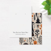 ハロウィーン魔女イヤリング表示カード (デスク)