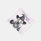 ハロウィーン魔女ウィッチクラフトウィザーズ城 スタンダードカクテルナプキン (角)