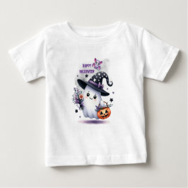 ハロウィーン魔女ウィッチクラフトウィザーズ城 ベビーTシャツ