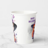 ハロウィーン魔女ウィッチクラフトウィザーズ城 紙コップ (左)